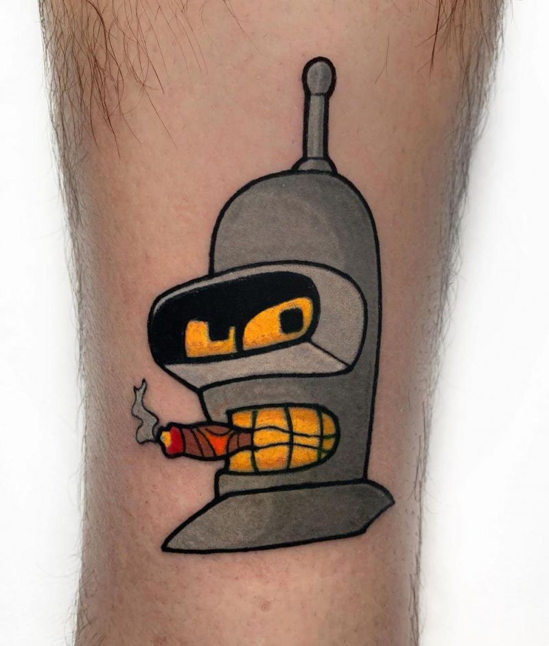 30 Pretty Bender Tattoos You Will Love