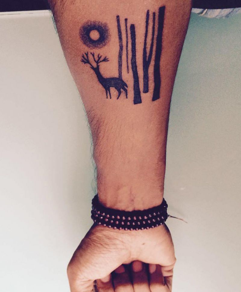 30 Pretty Caribou Tattoos You Will Love