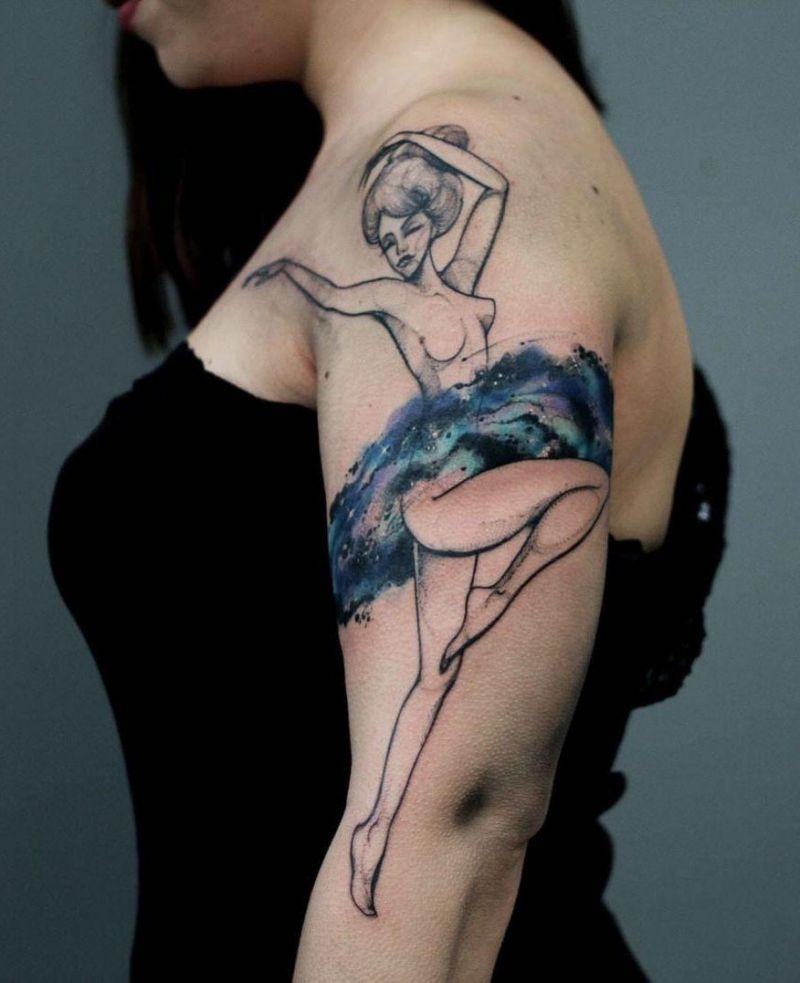 30 Pretty Dancer Tattoos Improve Your Temperament