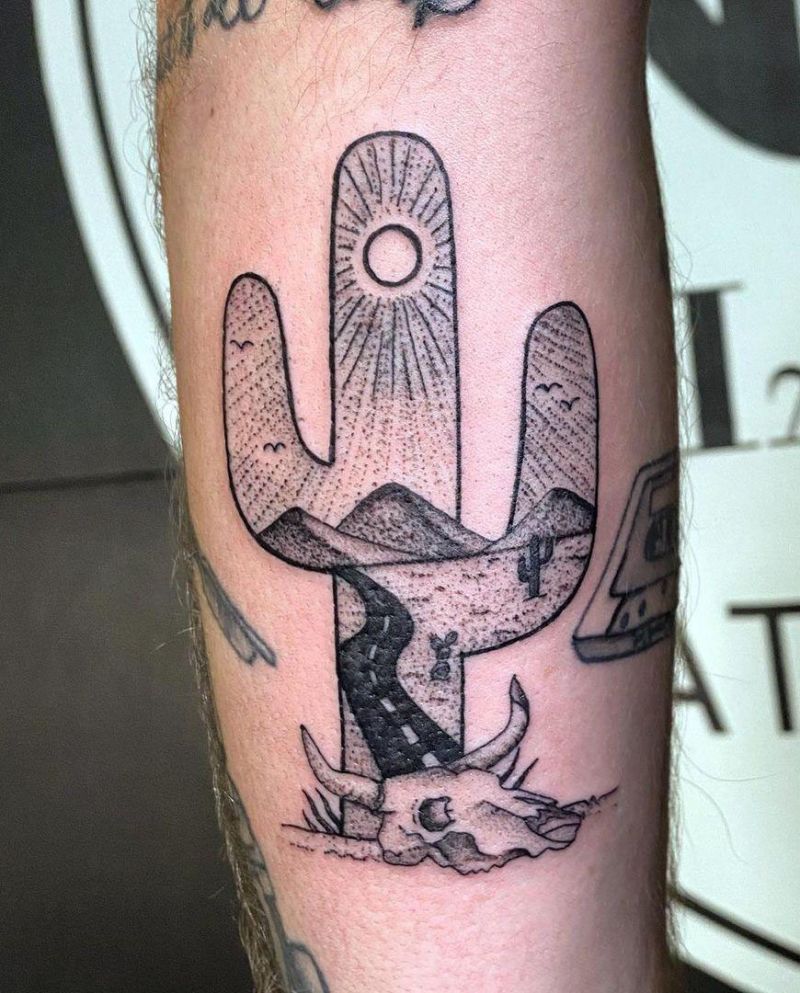 30 Pretty Desert Tattoos You Must Try