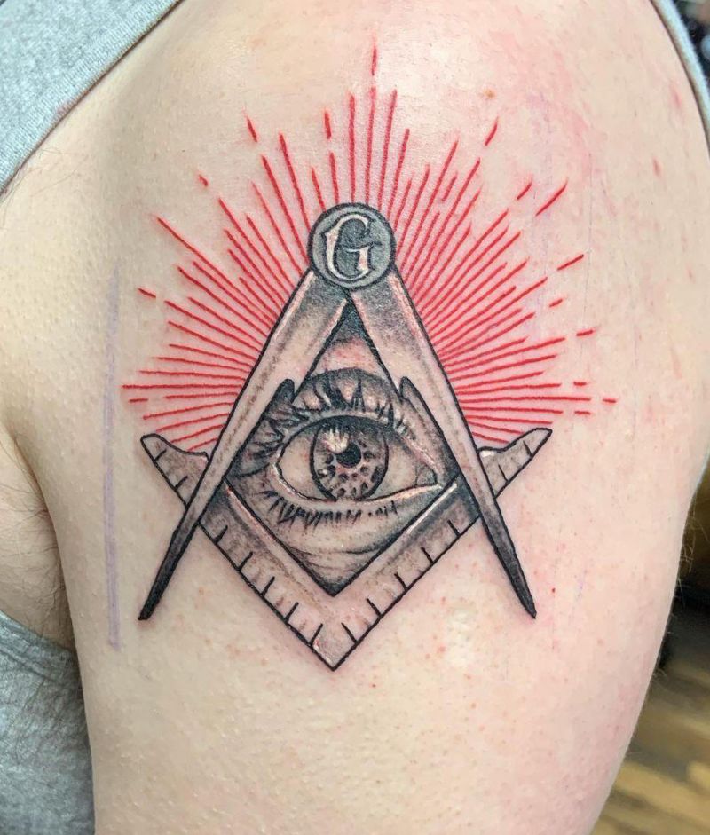 30 Pretty Freemason Tattoos You Will Love
