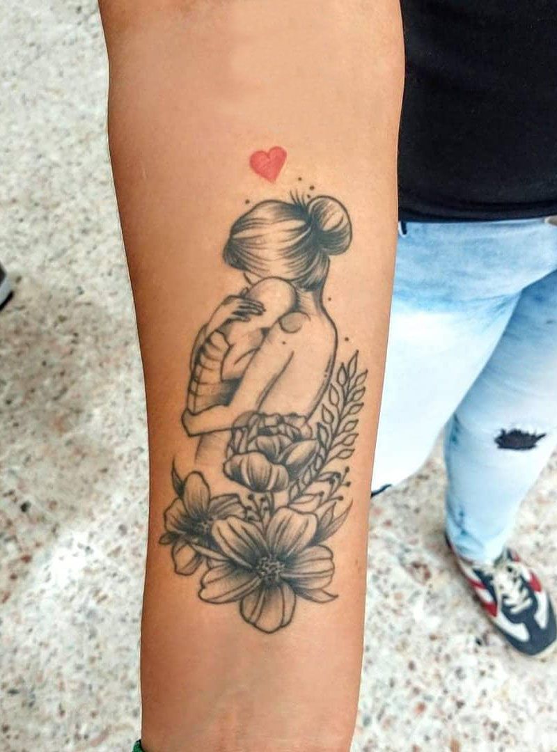 30 Pretty Mother and Son Tattoos You Will Love