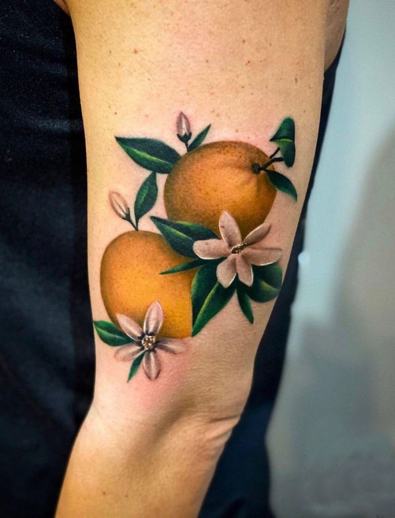 30 Pretty Orange Tattoos You Must Love