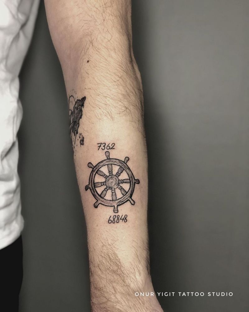 30 Pretty Rudder Tattoos You Must Try