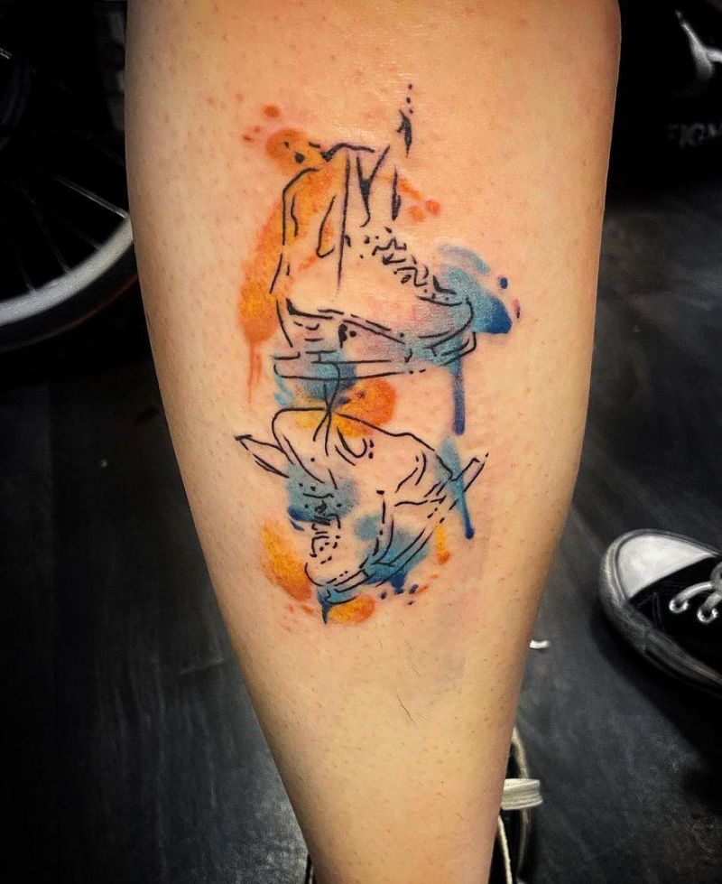 30 Pretty Shoe Tattoos You Will Love