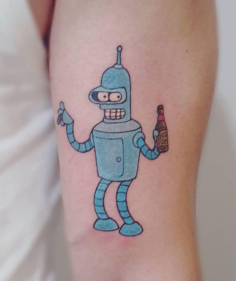 30 Pretty Bender Tattoos You Will Love