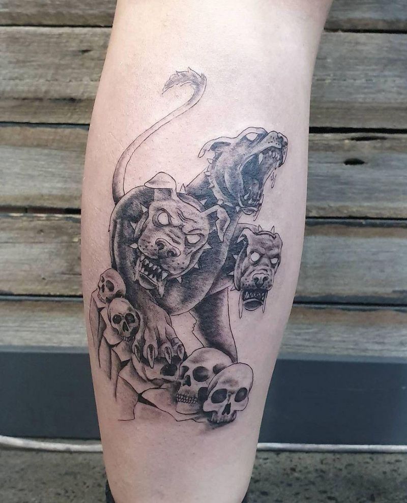 30 Pretty Cerberus Tattoos You Will Love to Try