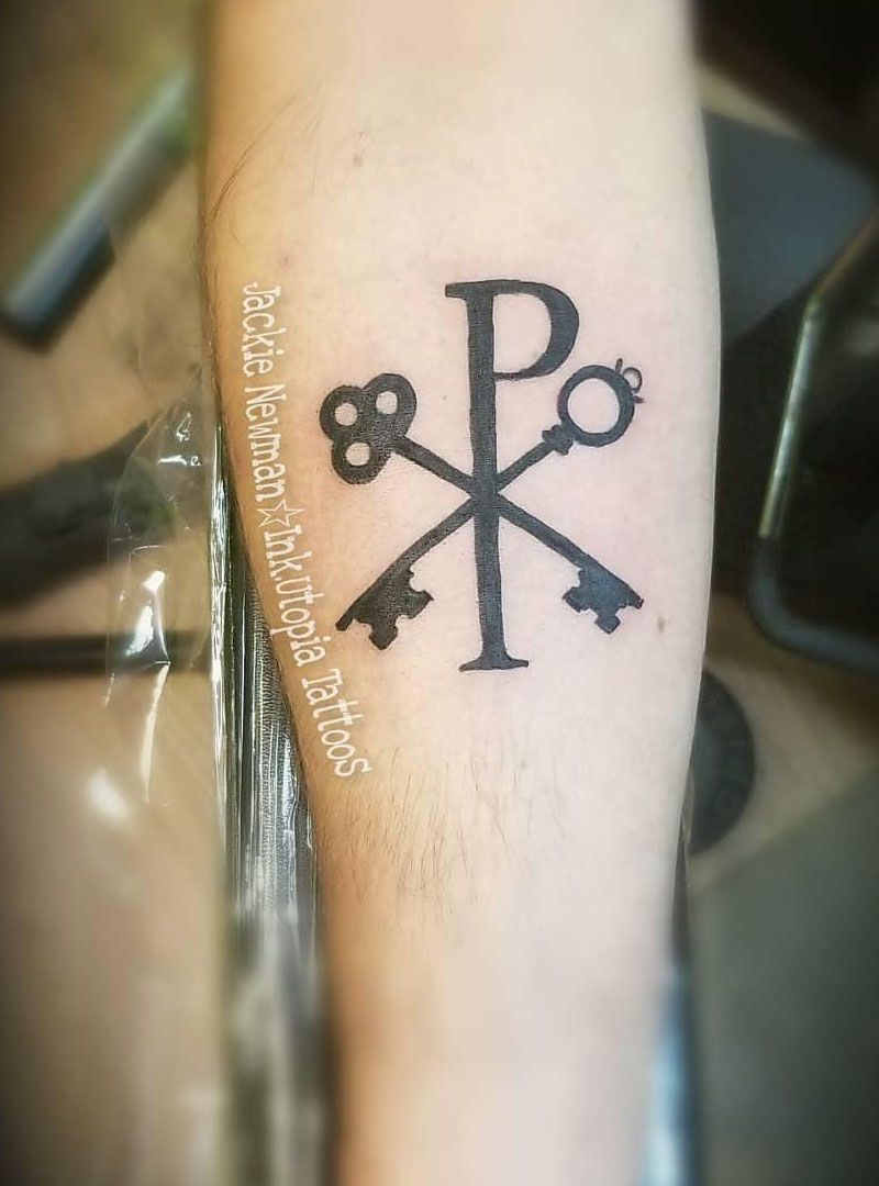 30 Pretty Chi Rho Tattoos You Will Love