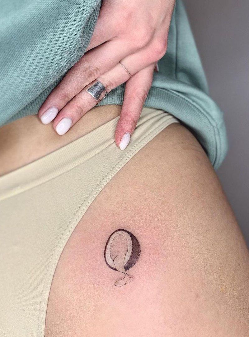 30 Pretty Coconut Tattoos You Must Love