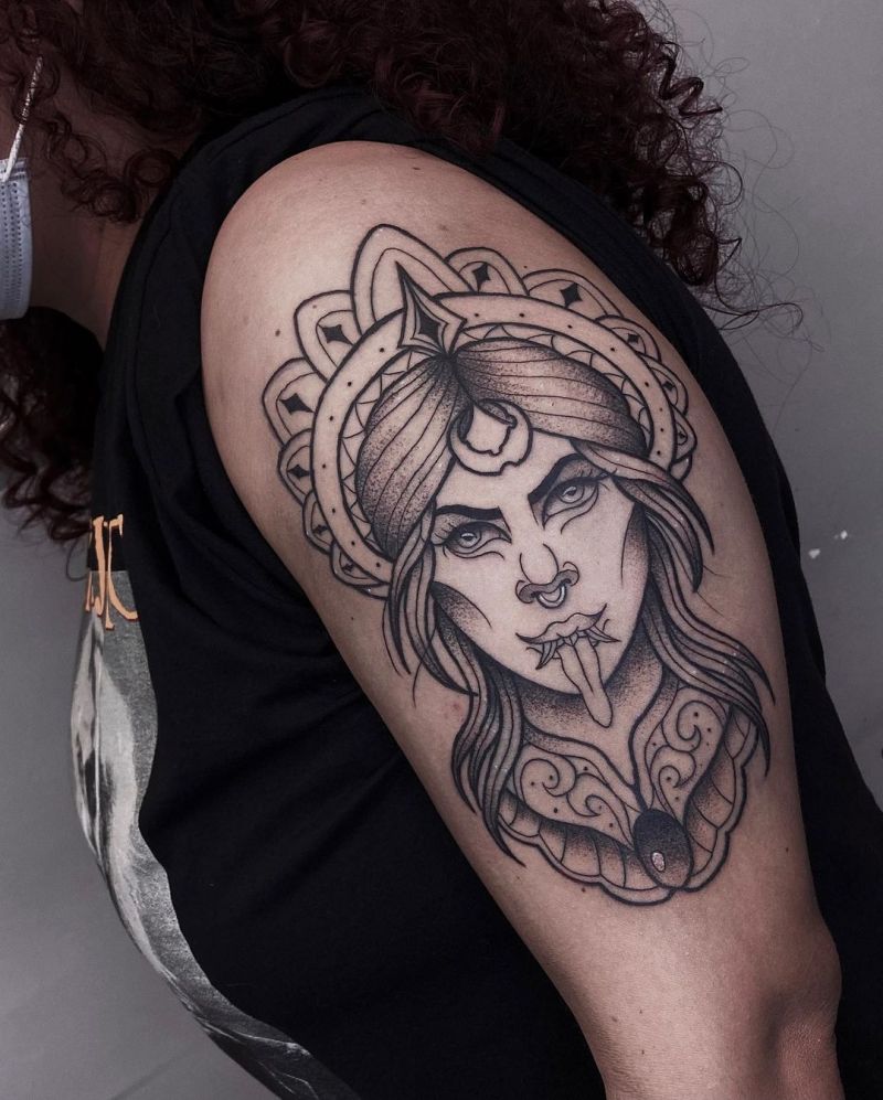 30 Pretty Kali Tattoos You Must Love