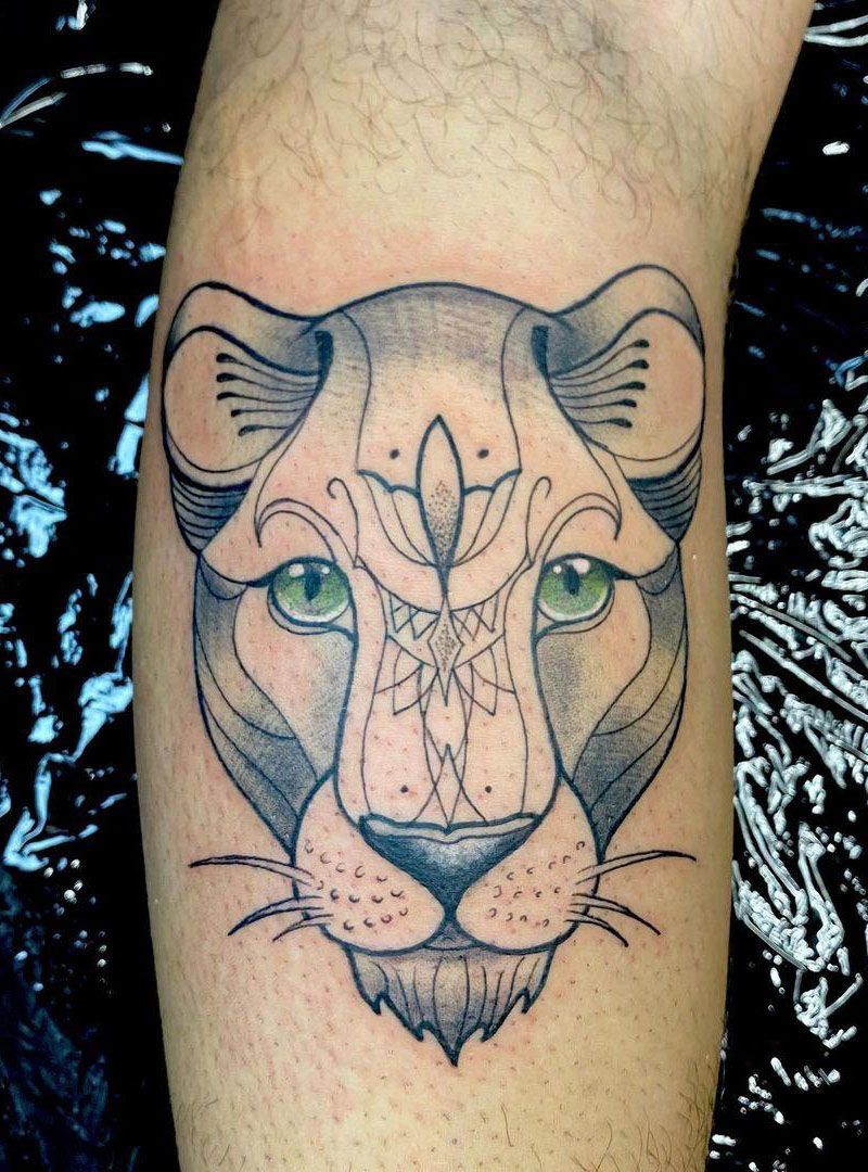 30 Perfect Lioness Tattoos You Will Love