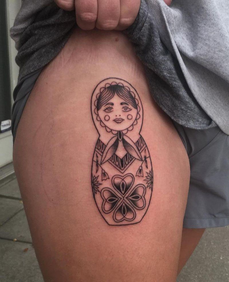 30 Pretty Matryoshka Tattoos You Will Love