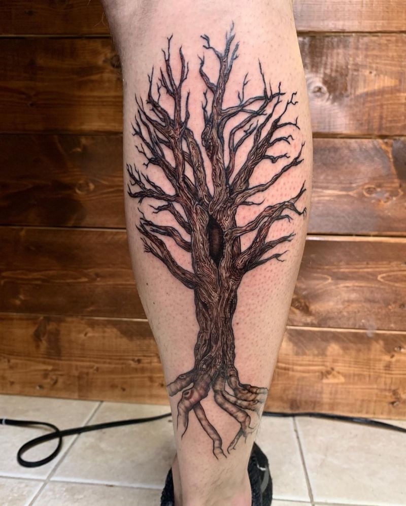 30 Pretty Oak Tree Tattoos You Will Love