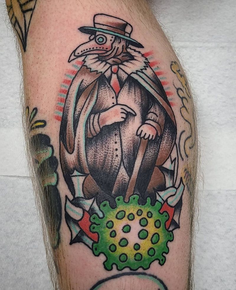 30 Pretty Plague Doctor Tattoos You Will Love