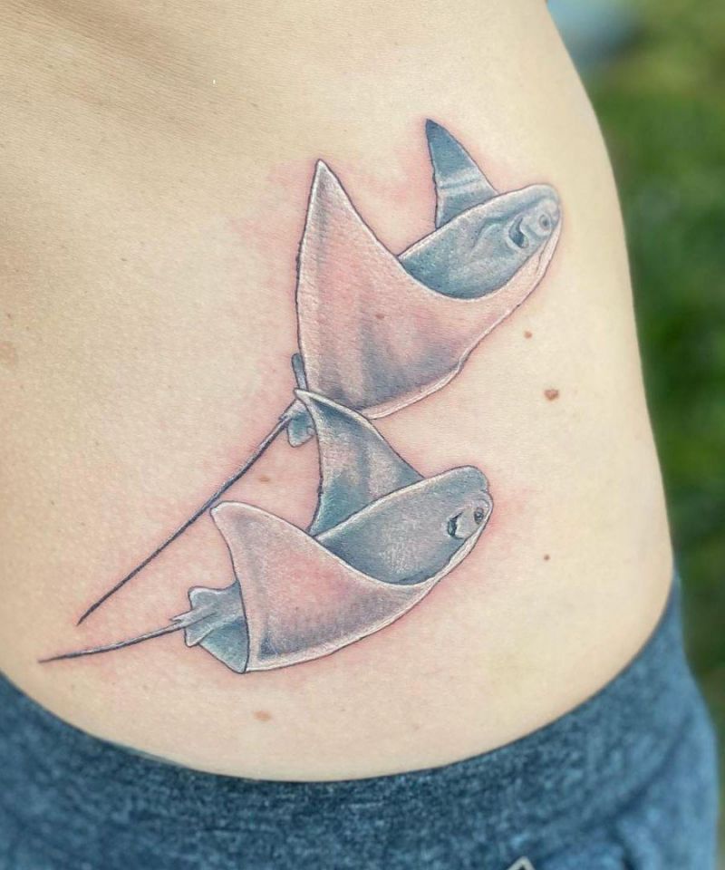 30 Pretty Stingray Tattoos Enhance Your Temperament