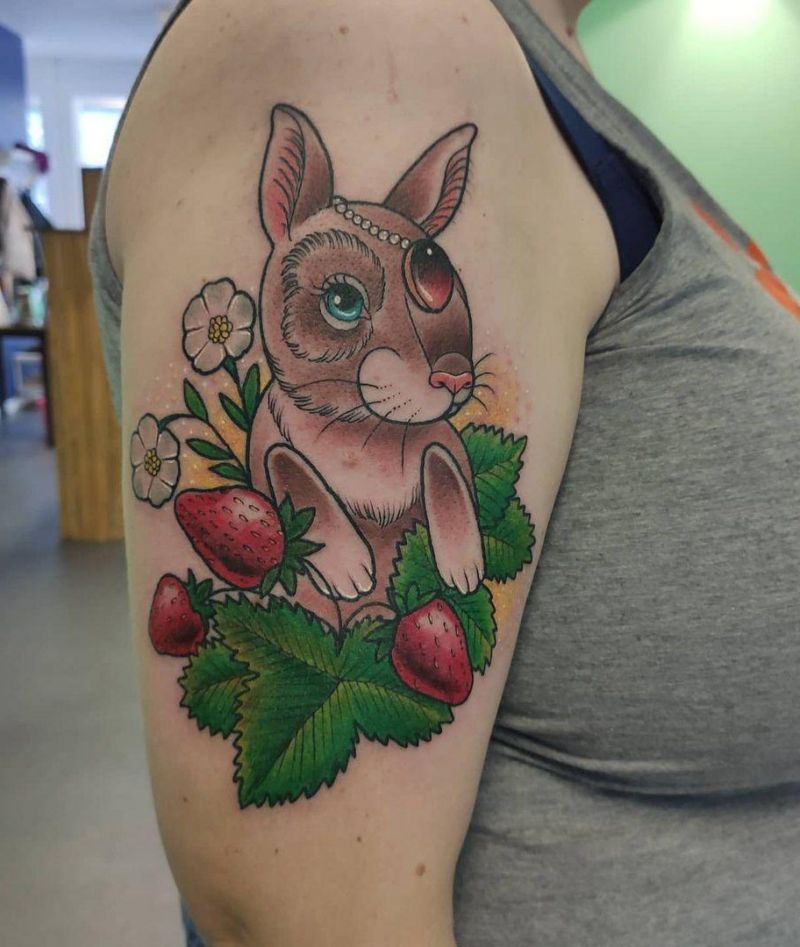 30 Cute Bunny Tattoos You Will Love to Try