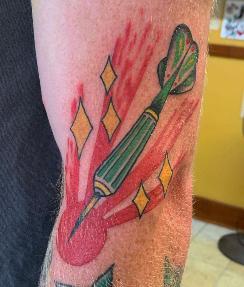 30 Pretty Dart Tattoos You Can't Miss