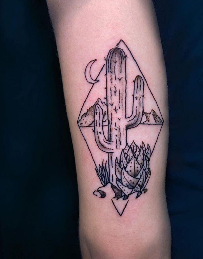 30 Pretty Desert Tattoos You Must Try