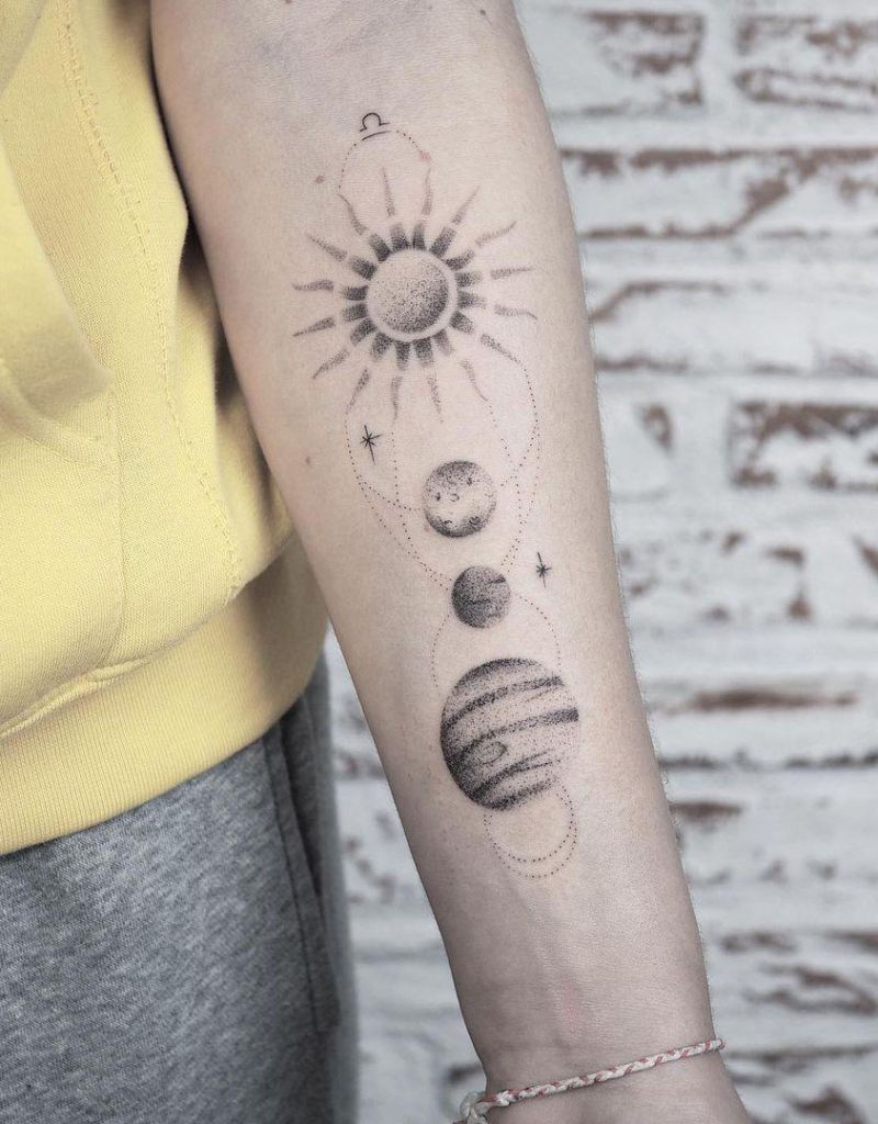 30 Pretty Jupiter Tattoos You Can't Miss