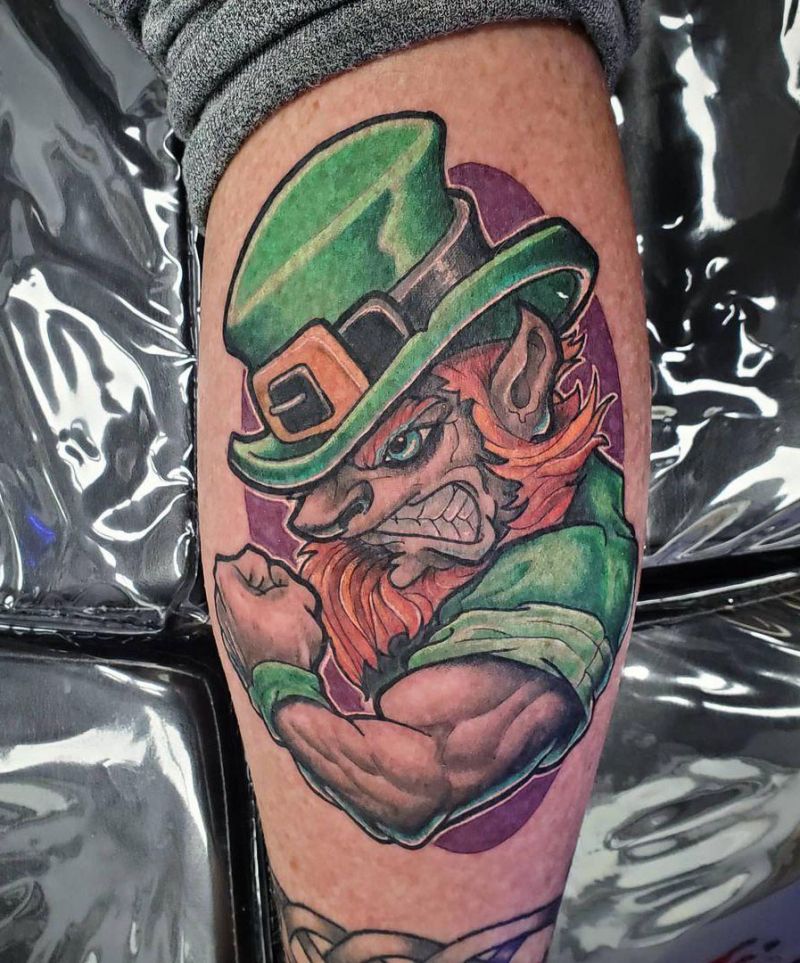 30 Pretty Leprechaun Tattoos for inspiration