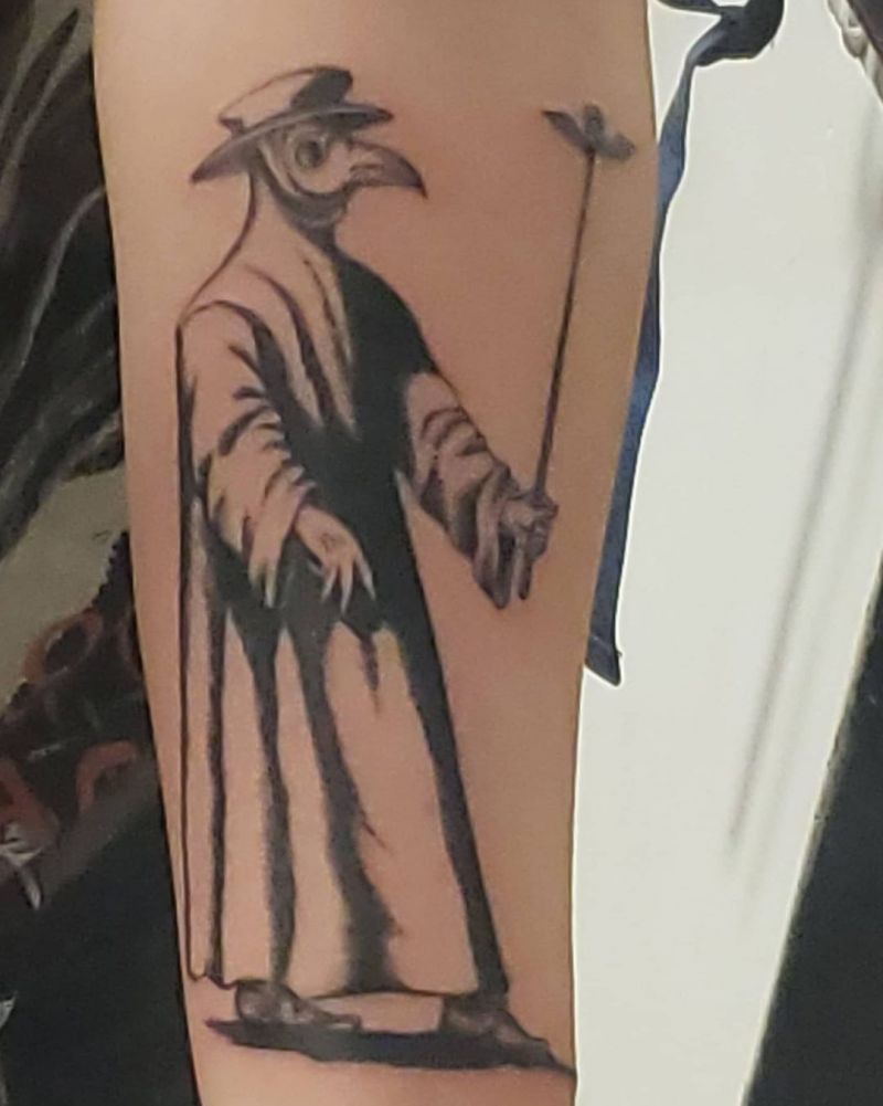 30 Pretty Plague Doctor Tattoos You Will Love