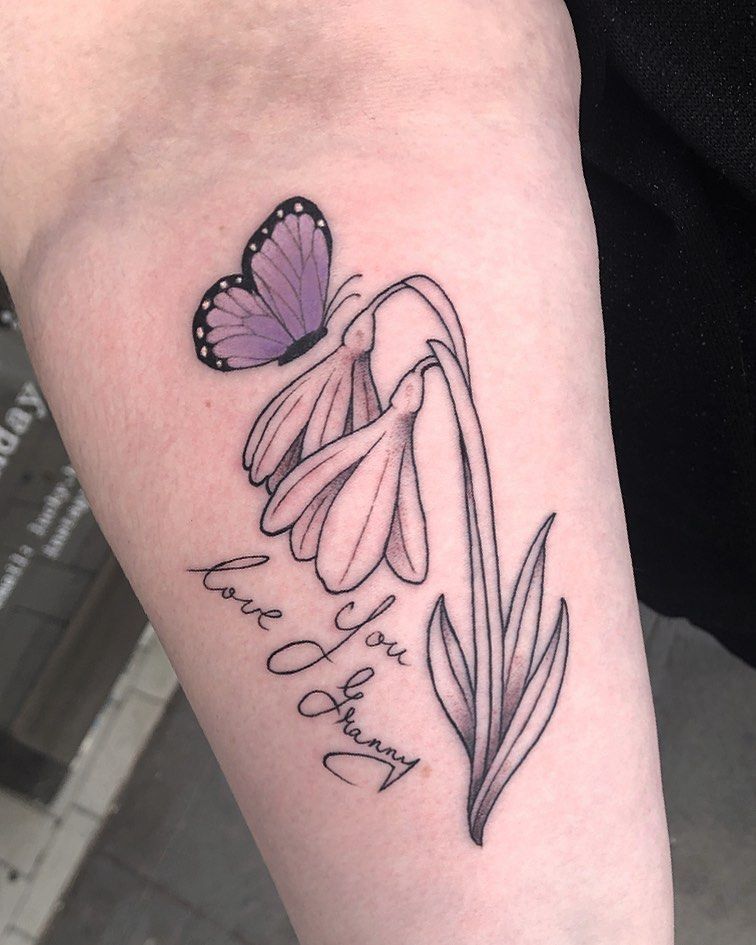 30 Pretty Snowdrop Tattoos to Inspire You