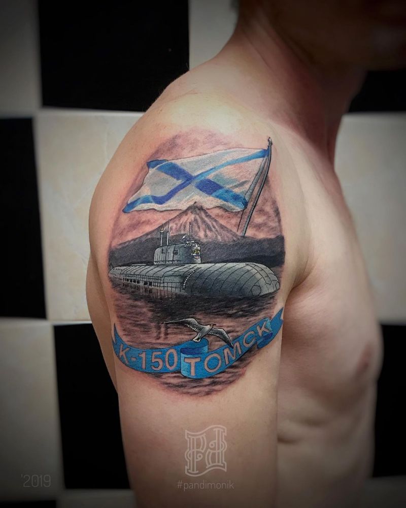 30 Pretty Submarine Tattoos You Will Love