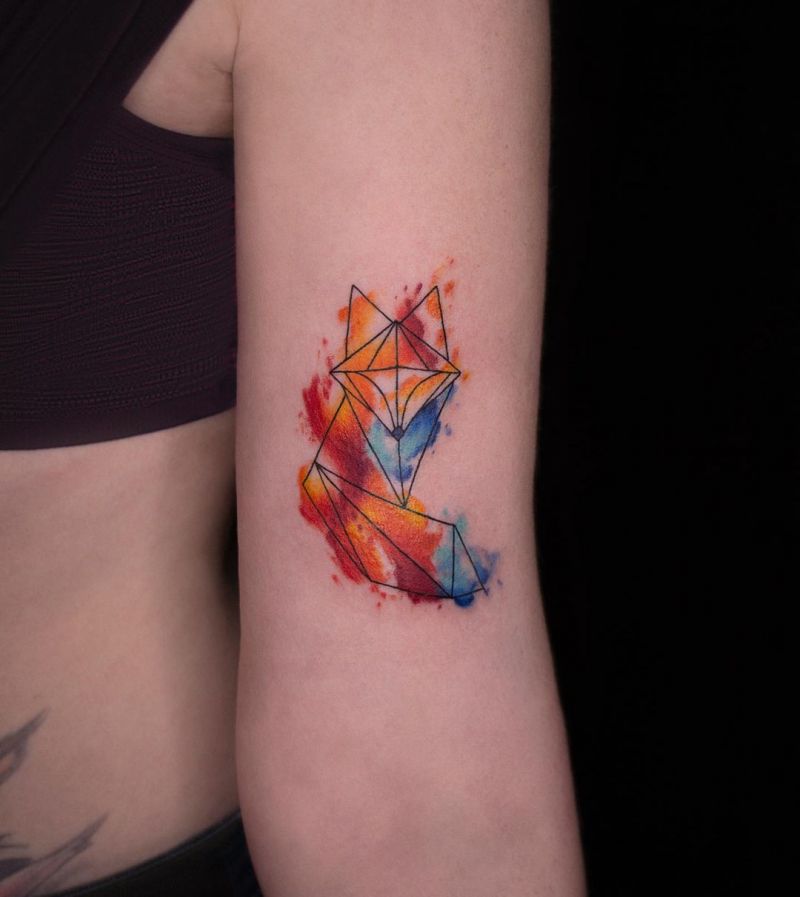 30 Pretty Aquarelle Tattoos You Will Love