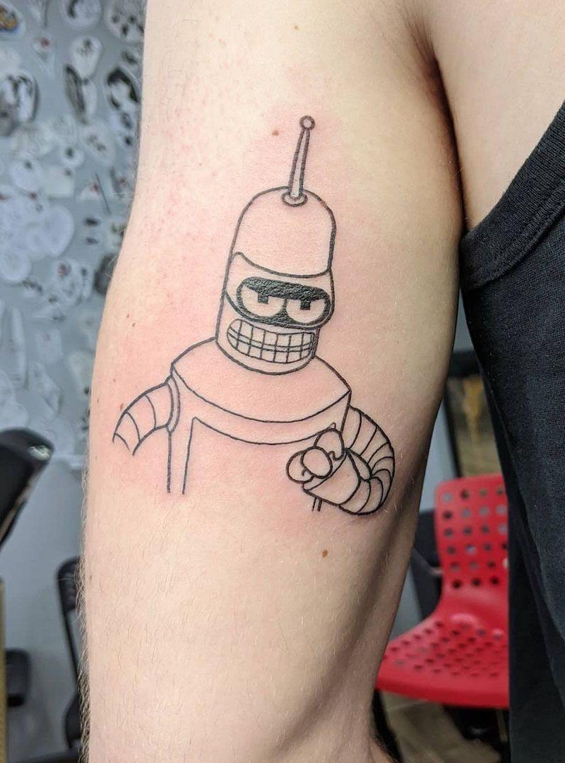 30 Pretty Bender Tattoos You Will Love