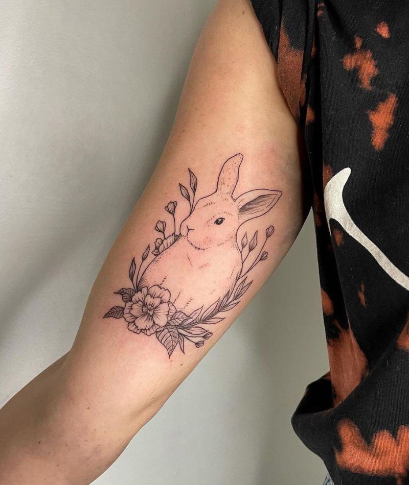 30 Cute Bunny Tattoos You Will Love to Try