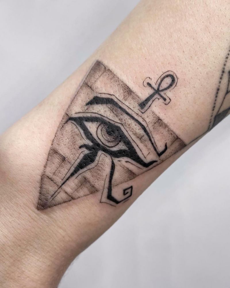 30 Pretty Eye of Horus Tattoos You Must Love