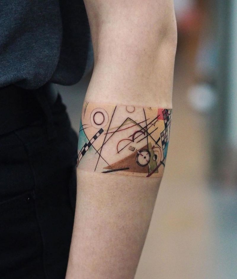 30 Pretty Kandinsky Tattoos to Inspire You