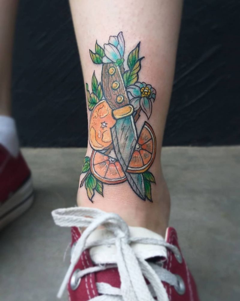 30 Pretty Orange Tattoos You Must Love