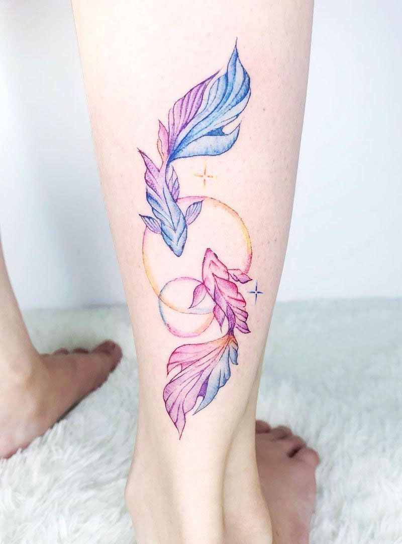 30 Pretty Pisces Tattoos You Will Love