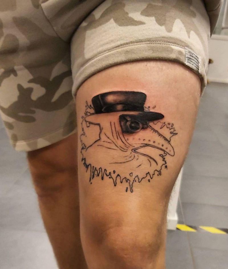 30 Pretty Plague Doctor Tattoos You Will Love