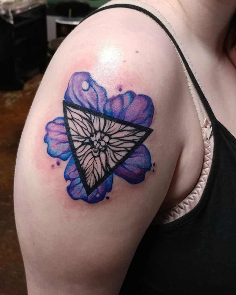 30 Pretty Watercolor Flower Tattoos You Will Love