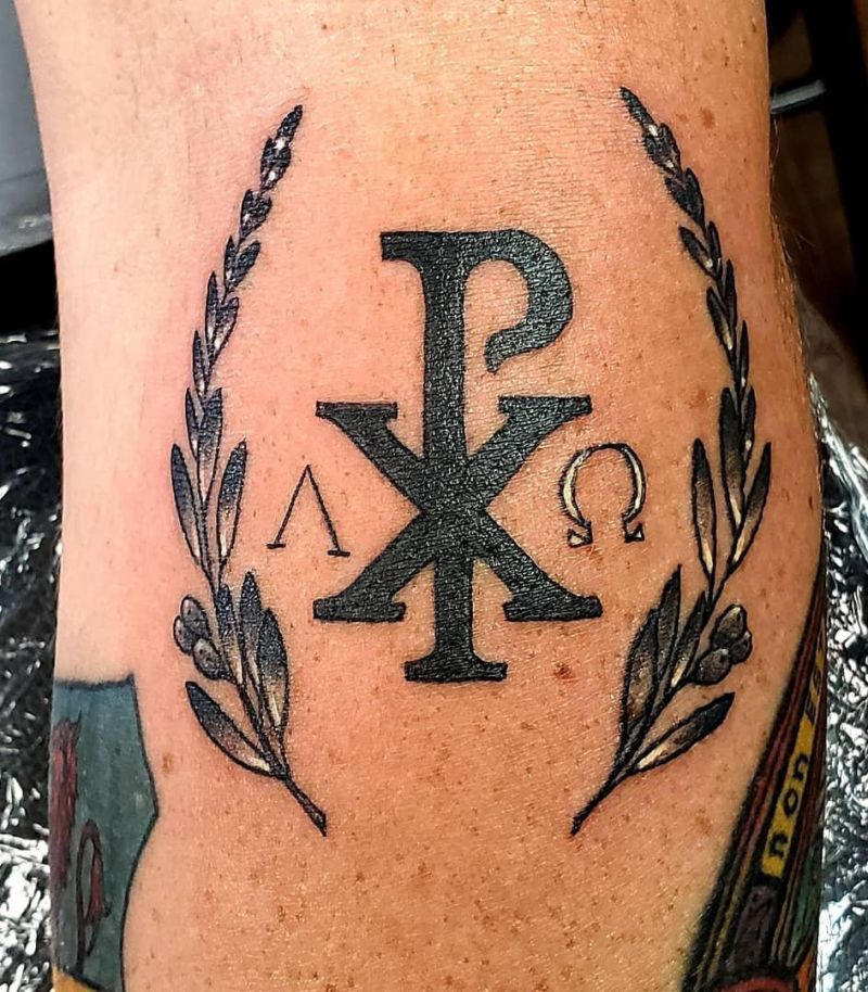 30 Pretty Chi Rho Tattoos You Will Love