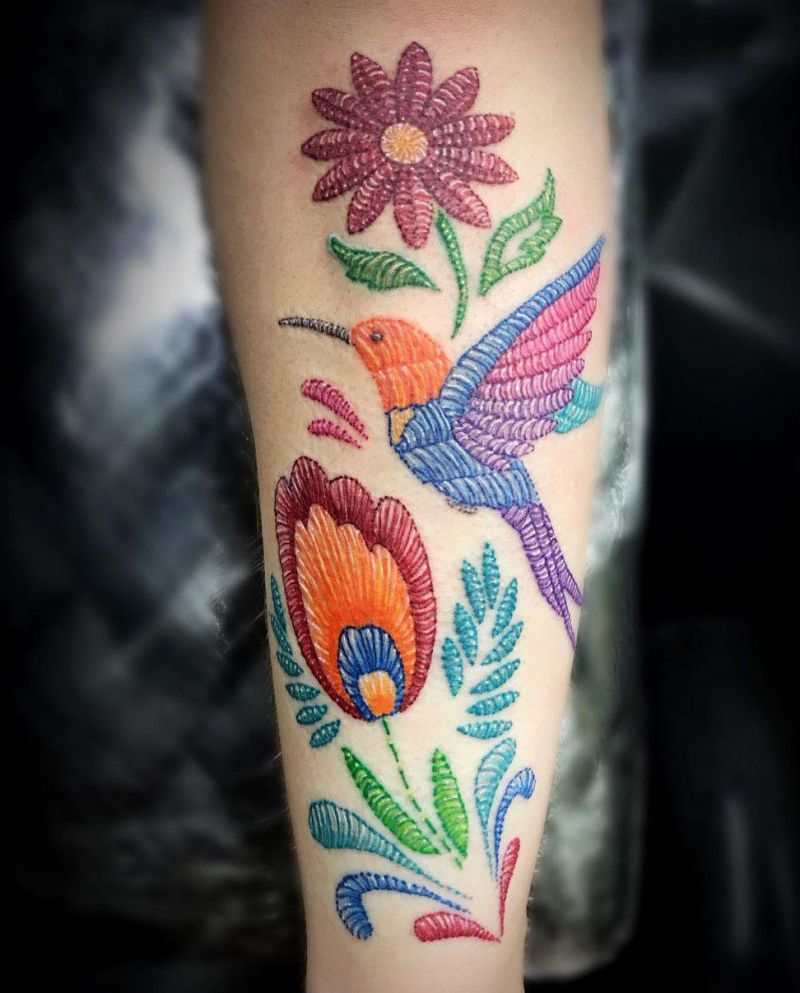 30 Pretty Embroidery Tattoos You Must Try