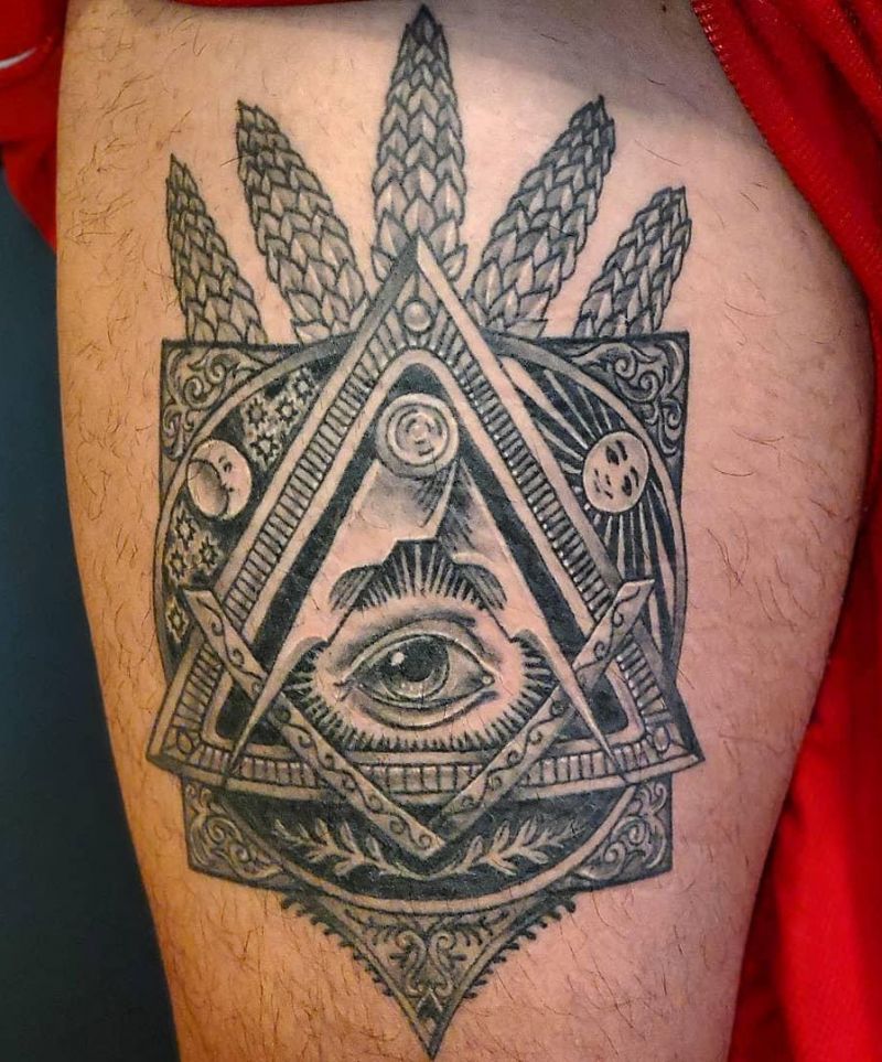 30 Pretty Freemason Tattoos You Will Love