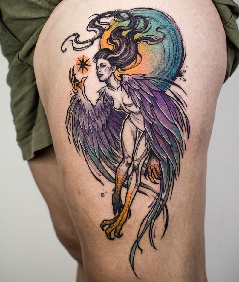 30 Perfect Harpy Tattoos Make You Attractive