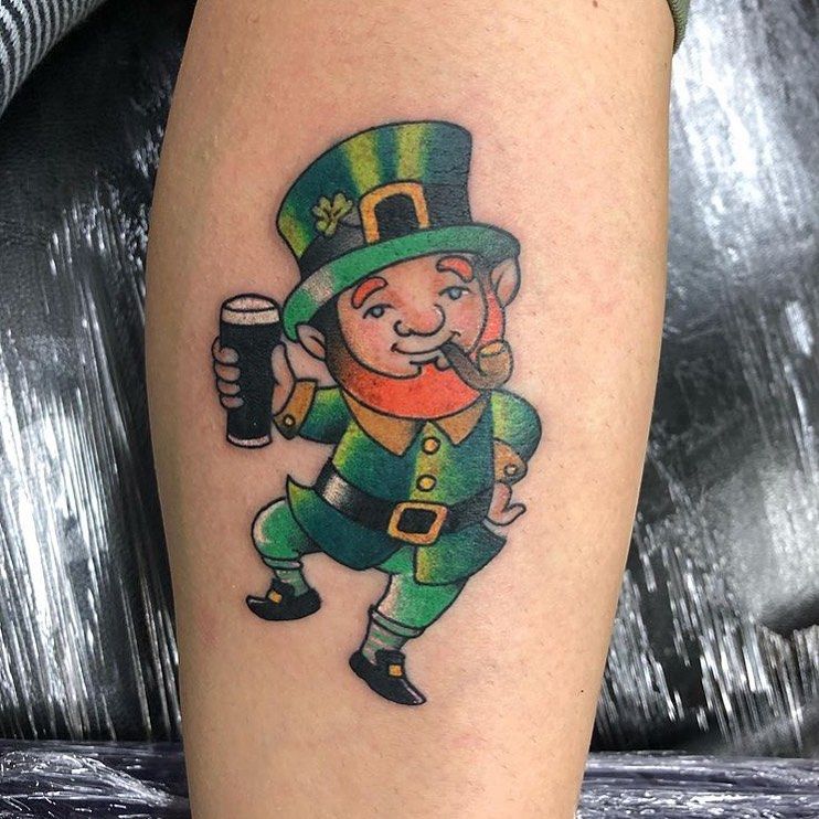 30 Pretty Leprechaun Tattoos for inspiration