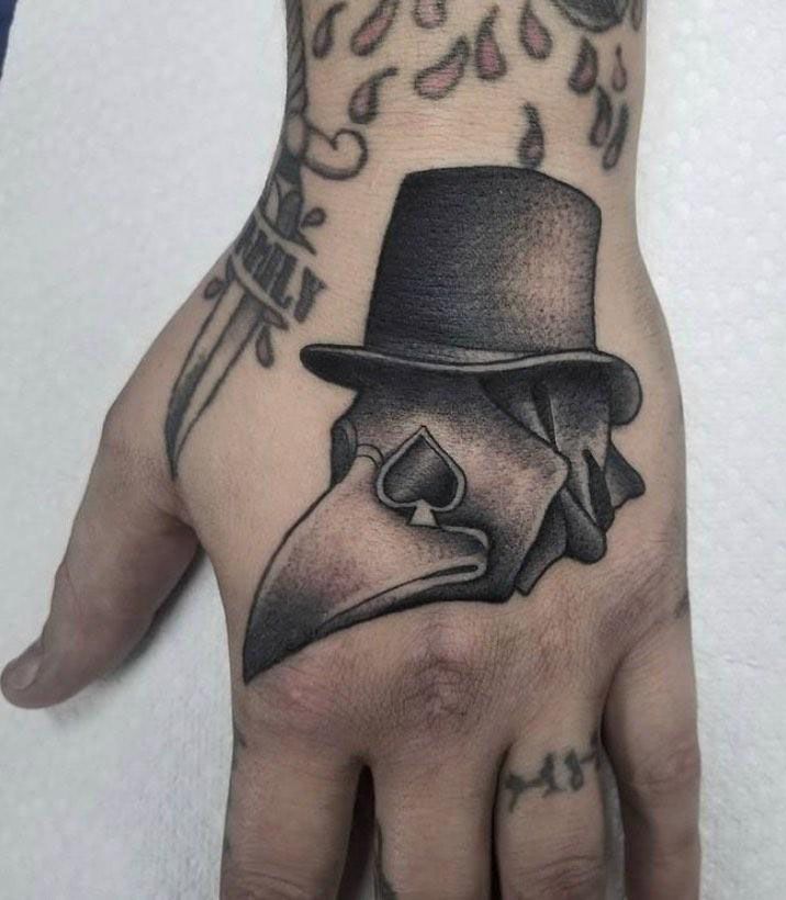 30 Pretty Plague Doctor Tattoos You Will Love