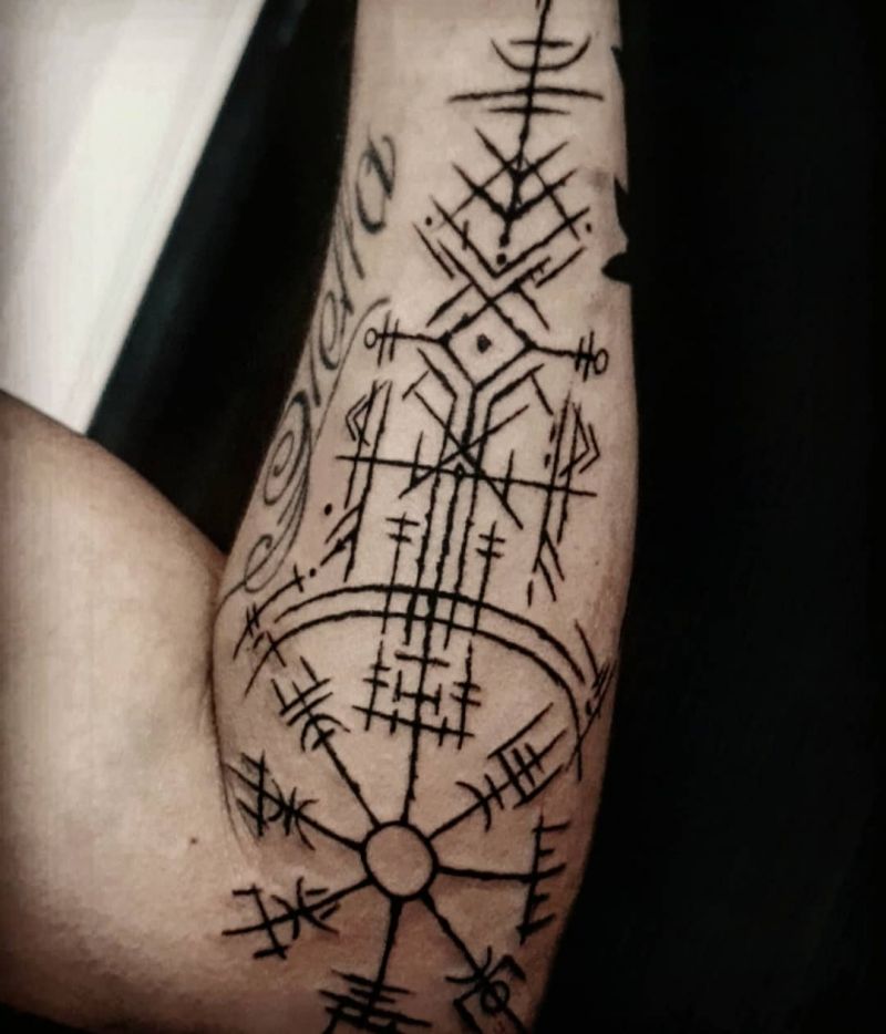 30 Pretty Vegvisir Tattoos Make You Attractive