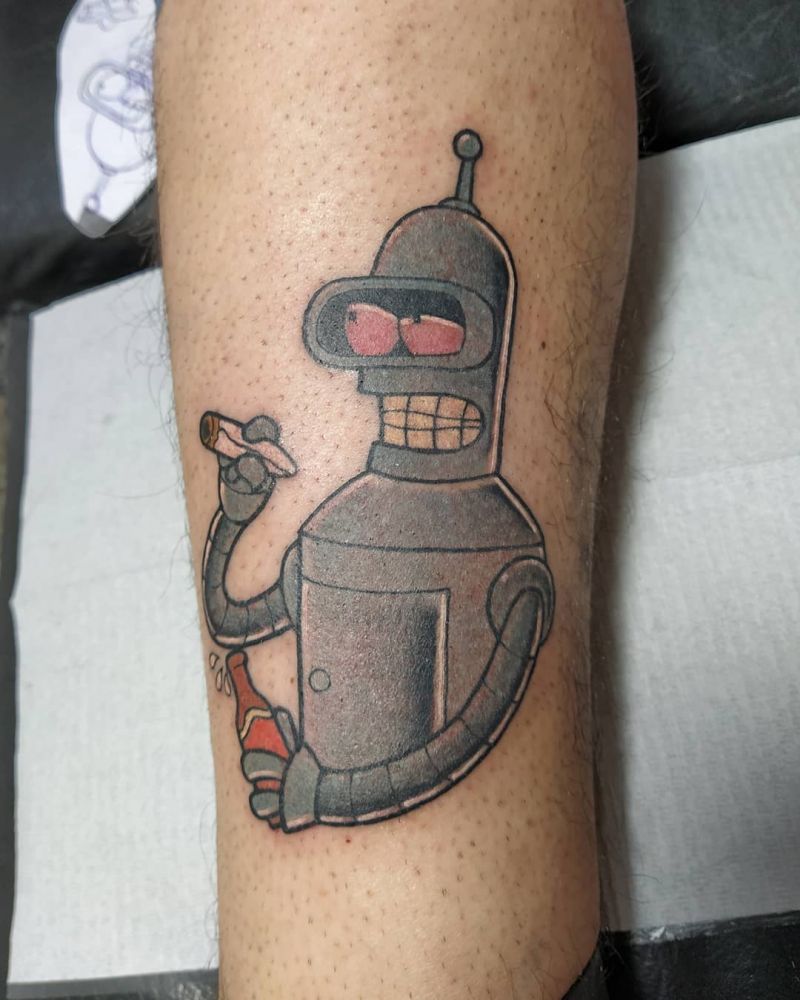 30 Pretty Bender Tattoos You Will Love