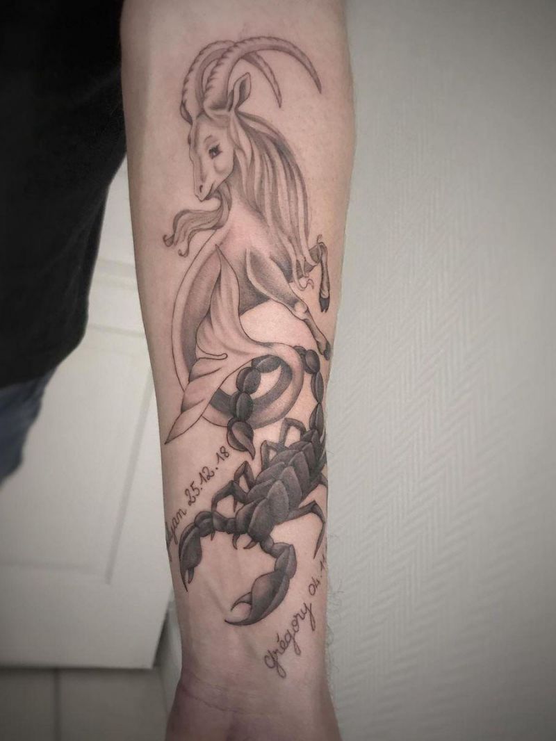 30 Pretty Capricorn Tattoos Give You an Unexpected Feeling