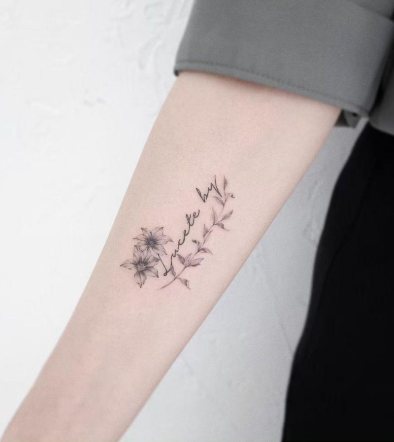 30 Pretty Clematis Tattoos You Must Try