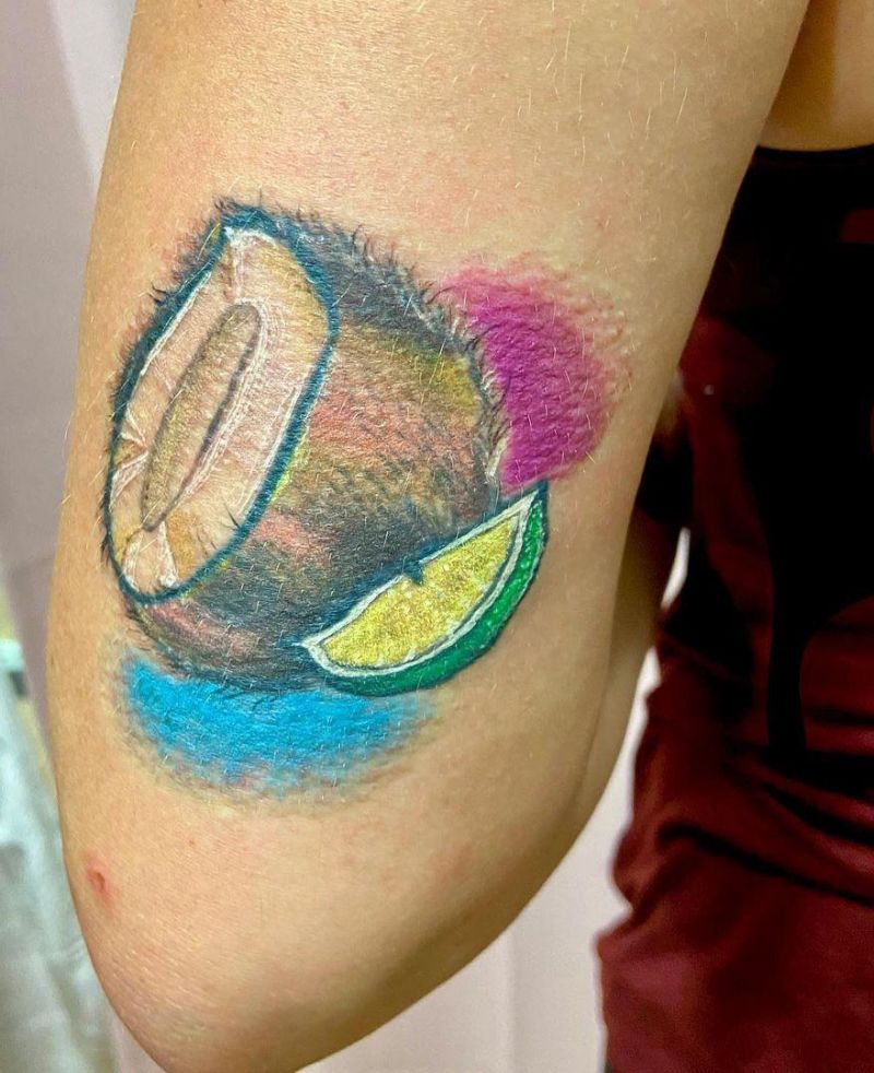 30 Pretty Coconut Tattoos You Must Love