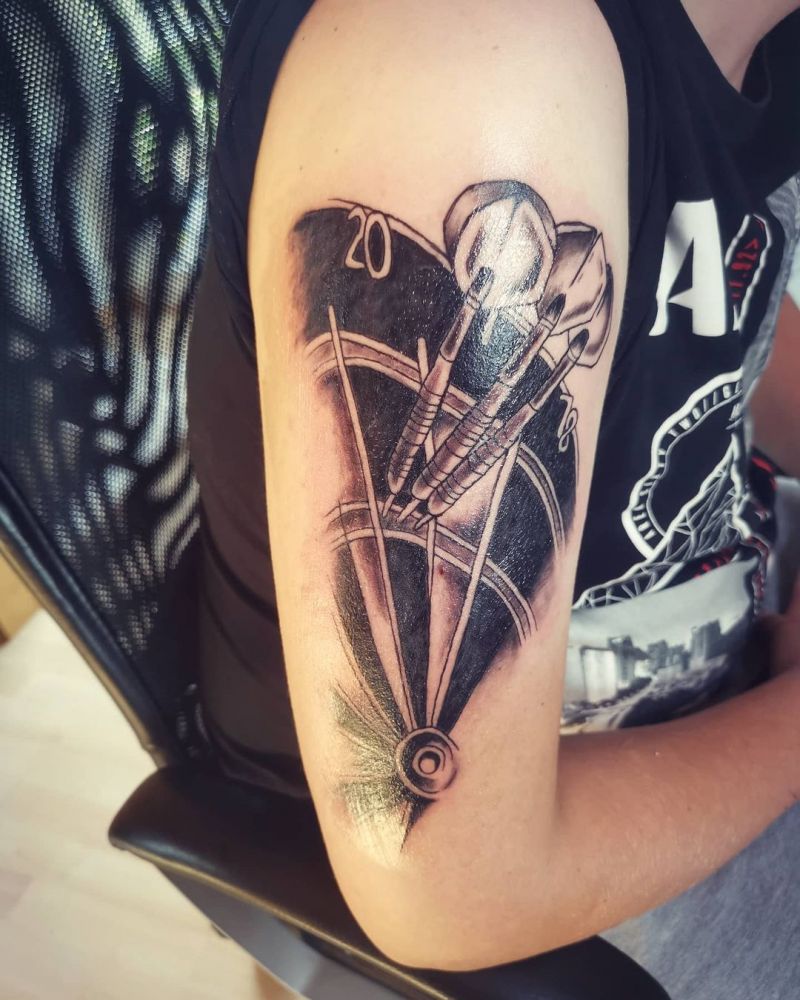 30 Pretty Dart Tattoos You Can't Miss