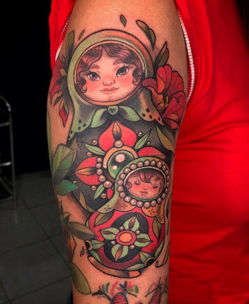 30 Pretty Matryoshka Tattoos You Will Love