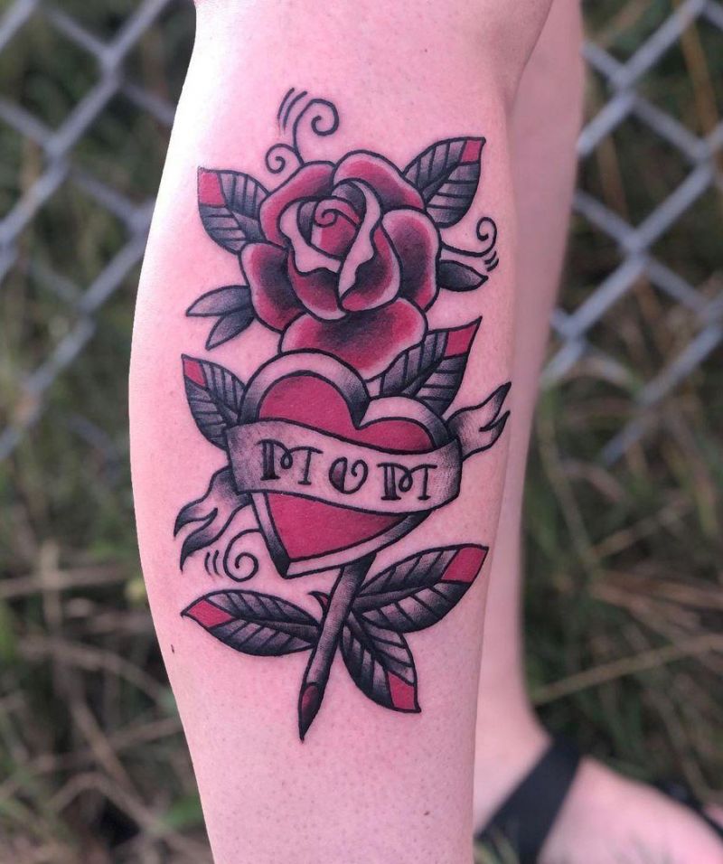 30 Pretty Mom Heart Tattoos You Must Try